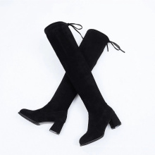 RTS over knee  fashion and classic stretch suede girl  winter boot shoes for woman and lady